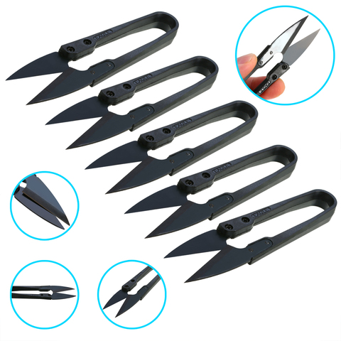 5pcs Handheld Sewing Embroidery Thread Cutter Snips High Carbon Steel Bonsai Pruner Scissors Multifunction Cutters ► Photo 1/6