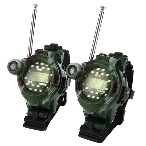 Portable Ourdoor Compass 7 in 1 Walkie Talkie Camo Style with Night Light Looking Glass Suitable for Camping Hiking Outdoor Tool ► Photo 1/6