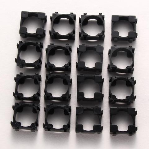 100Pcs 18650 Battery Safety Anti Vibration Holder Cylindrical Bracket 22x22mm pc+pp+gp Meterials Lithium Batteries Support Stand ► Photo 1/6