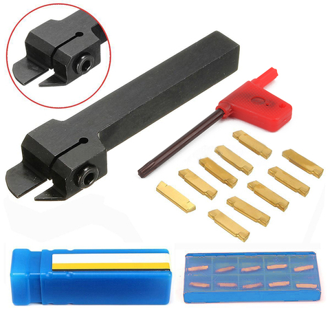 1pcs MGEHR1212-2 Holder Boring Bar Tool with 10pcs MGMN200-G Inserts and Wrench for CNC Lathe Cutter Turning Tools ► Photo 1/6