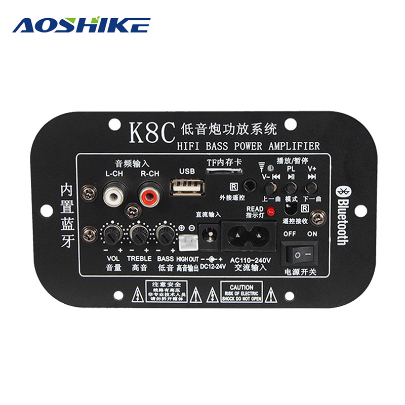 History Review On Aoshike Subwoofer Bluetooth Amplifier Board Car Amplifieres Diy Sound System Speaker Home Theater For 5 10inch Aliexpress Er Technology Sz Alitools Io - Diy Bluetooth Speaker System