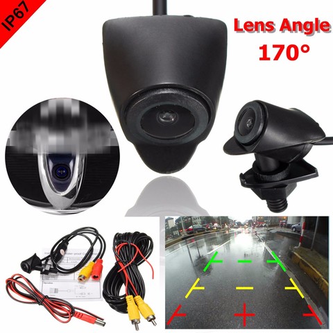 170° Wide Degree Logo Embedded For Toyota Night Vision CCD Car Front Real View Camera Lens Waterproof ► Photo 1/6