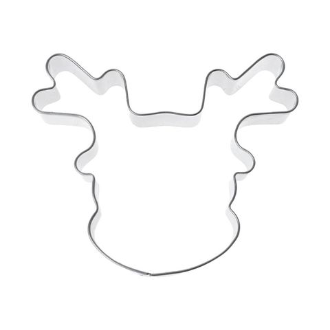 New Stainless Steel Cookie Cutter Biscuit Mold Christmas Deer Head Reindeer Mould DIY Tool Fondant Cutter Gingerbread Man Cookie ► Photo 1/6