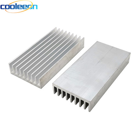 2PCS 100x50x17mm Aluminum Heatsink Cooling Board for LED Light Lamp High Thermal Conductivity LED Radiator Electronics Heatsinks ► Photo 1/1