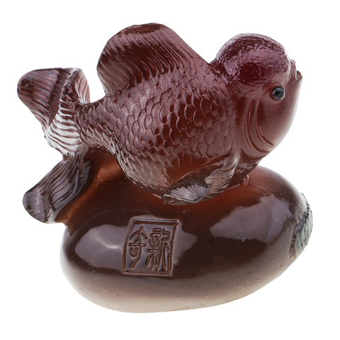 Change Color Tea Pets Goldfish Figurine Chinese Tea Ceremony Decor Supply Yellow ► Photo 1/6