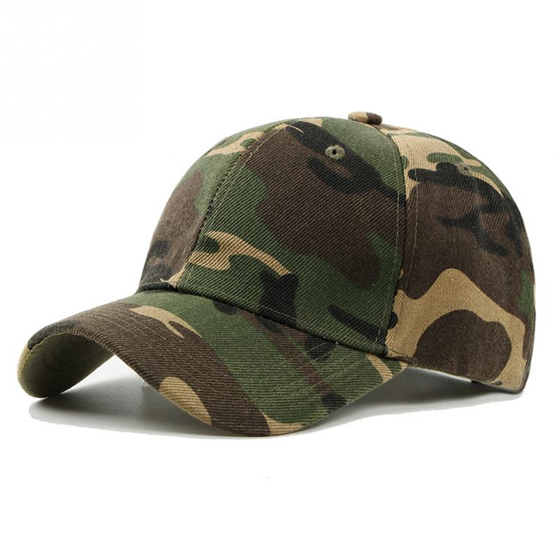 New Fashion Adjustable Unisex Army Camouflage Camo Cap Casquette Hat Baseball Cap Men Women Casual Desert Hat #H1020 ► Photo 1/6