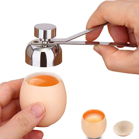 Stainless Steel Egg Scissors Eggshell Cutter Egg Topper Shell Opener Cracker Kitchen Gadgets Baking Tools Egg Sheller Family ► Photo 1/6