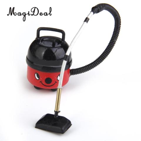 MagiDeal 1Pc Plastic Cute Vacuum Cleaner Dollhouse Miniature 1/12 for Bathroom Living Room Bedroom Kids Role Play Furniture Toy ► Photo 1/6