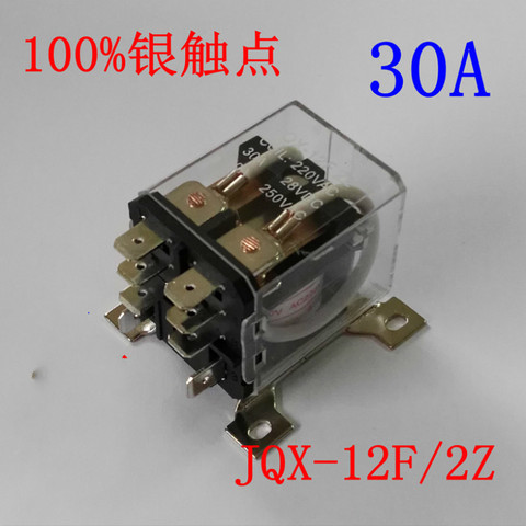 Silver Point Jqx - 12f 2z High power Relay 12v 220v 24 V Will Electric Current 30f Two Open Two Close ► Photo 1/5