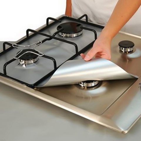 1pc Reusable Gas Hob Protector Non-stick Removable Easy-clean Foil Gas Hob Protect Liner Cover Adjustable to Any Gas Hob Z3 ► Photo 1/6