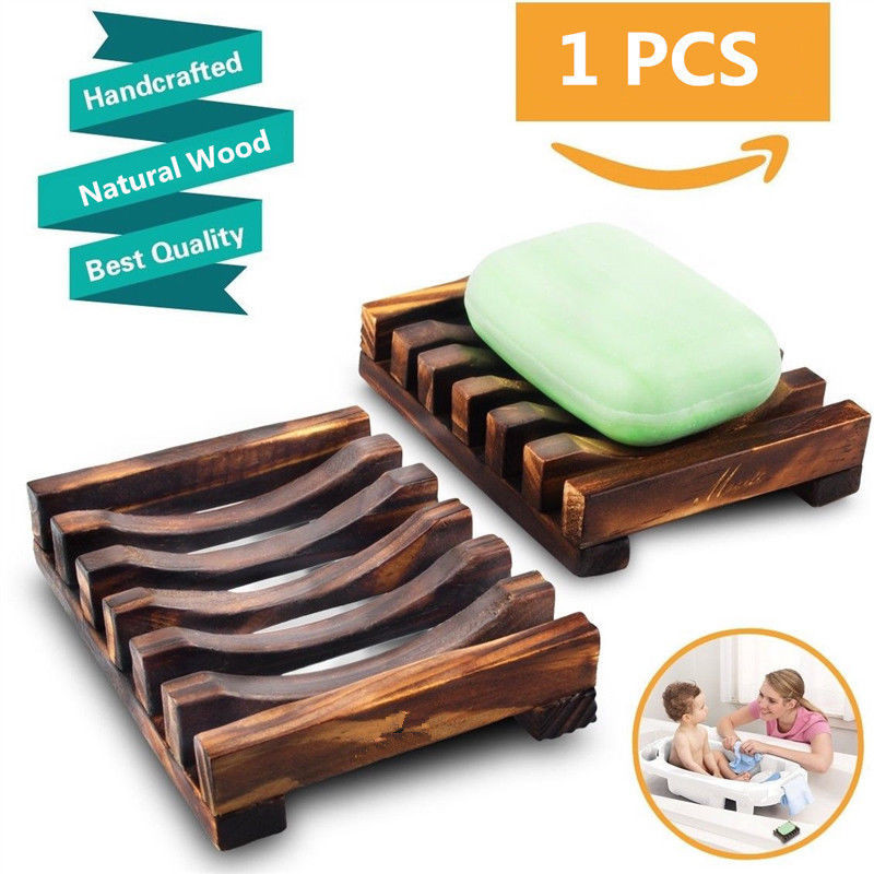 Natural Wooden Soap Dish, Wooden Soap Dishes Uk