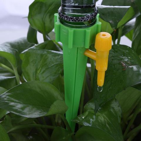 6Pcs/lot Automatic Drip Irrigation Tool Spikes Flower Plant Garden Supplies Useful Self-Watering Device Adjustable Water ► Photo 1/6