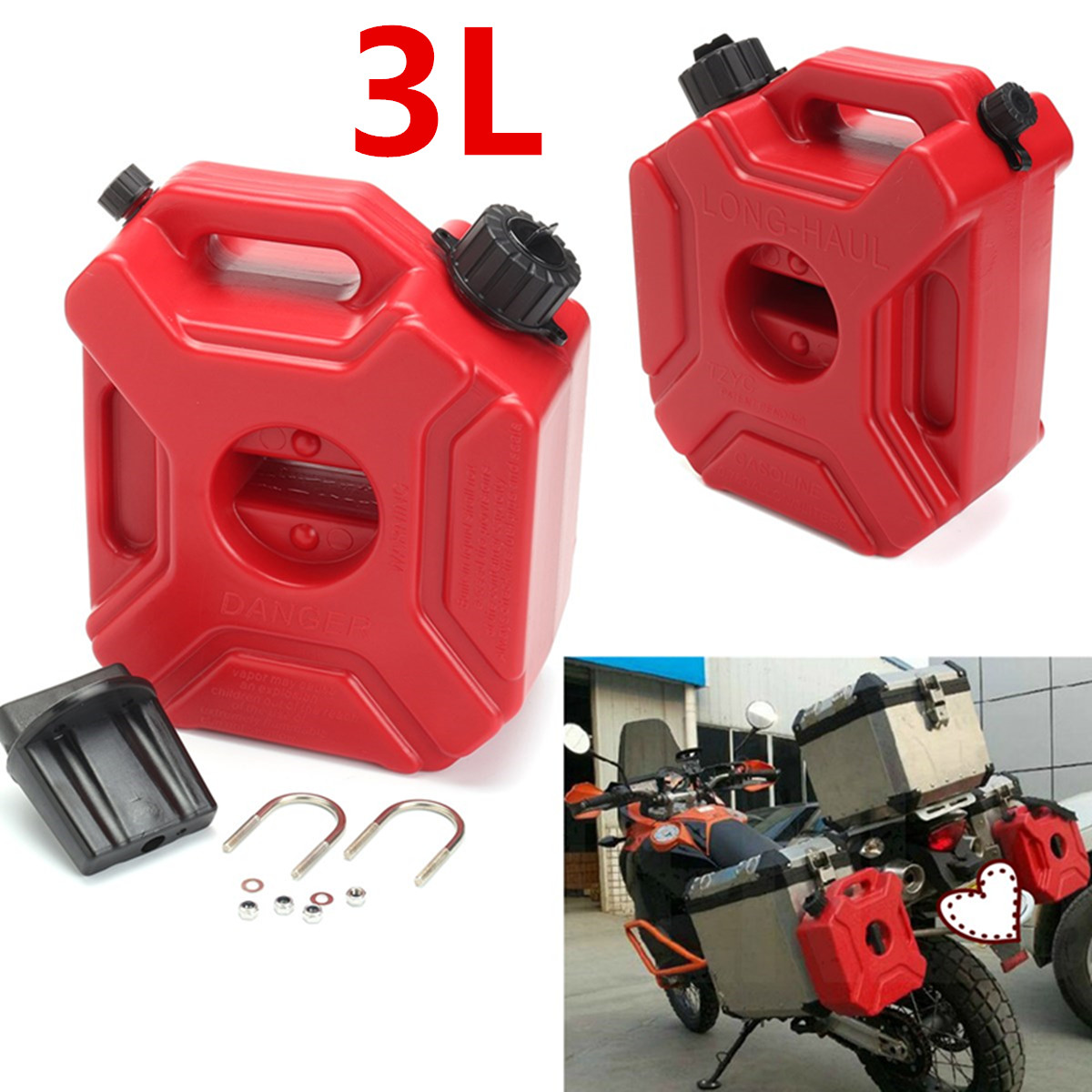 30L Litre Petrol Jerry Cans Plastic Motorcycle Gasoline Fuel Tank Mount  Lock 5 Gallon Gas Can Petrol Jerrycan Jerrican Container - AliExpress