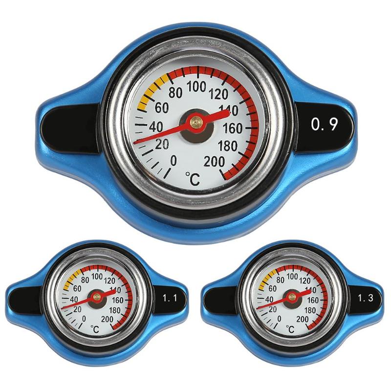 NEW 1.3 Bar Thermostatic Radiator Cap Cover with Water Temp Temperature Gauge