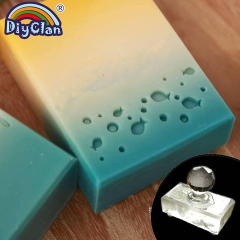 Cute fish group handmade soap making stamp sea pattern natural transparent Diy natural organic glass soap making seal chapter ► Photo 1/2