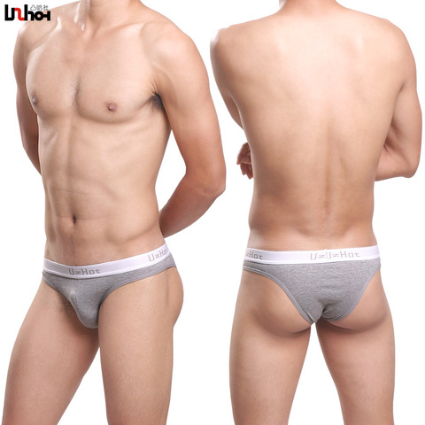 Sexy Gay Men Underwear Briefs With U Convex Pouch Breathable Cotton Male  Panties