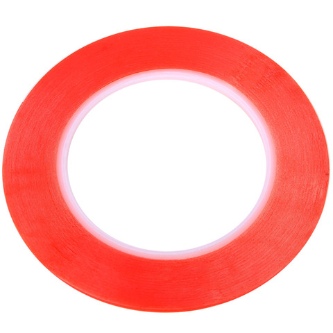 25M Acrylic Red Film Transparent Double Sided Sticky Adhesive Tape for Cell Phone LCD Screen Repair Tool Width 2/3/5/8/10mm ► Photo 1/6