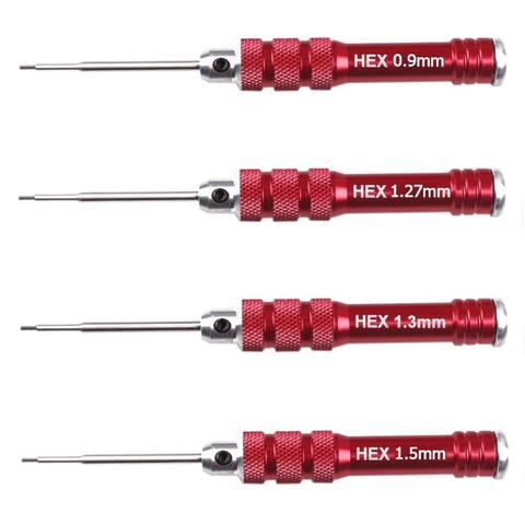 HSS Handle Hexagonal Hex Screwdriver Tool Set for RC Helicopter Drone Aircraft Model Metal Repair Tools Red Gold Blue ► Photo 1/6
