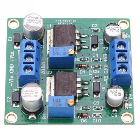 LM317/337 Stabilizing Power Module Positive/Negative Voltage Regulator Modules Low Ripple Linear Adjustable Stabilizing module ► Photo 1/6