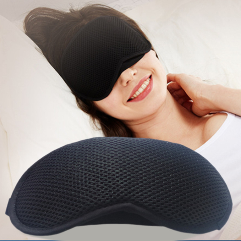 Bamboo Charcoal Sleep Eye Mask For Travel Rest Length Adjustable Sleeping Aid Blindfold Bandage Eyepatch Gift For Man Women ► Photo 1/6