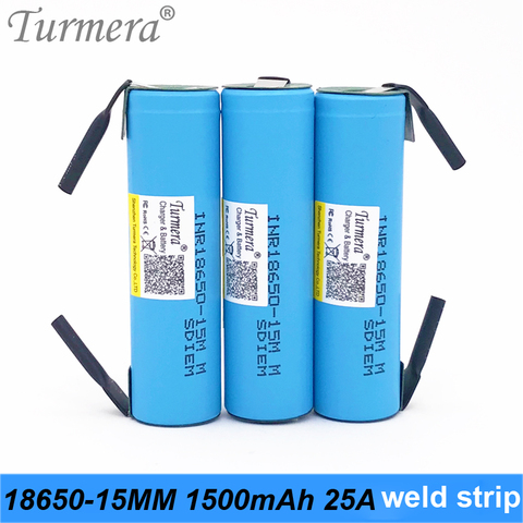 original battery 18650 15M inr18650-15MM 1500mah 25A for screwdriver battery and shura shurik for Turmera a15 ► Photo 1/6