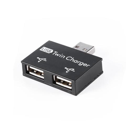 USB 2.0 Male to Twin Female Charger Dual 2 Port USB DC 5V Charging Splitter Hub Adapter Converter Connector ► Photo 1/6