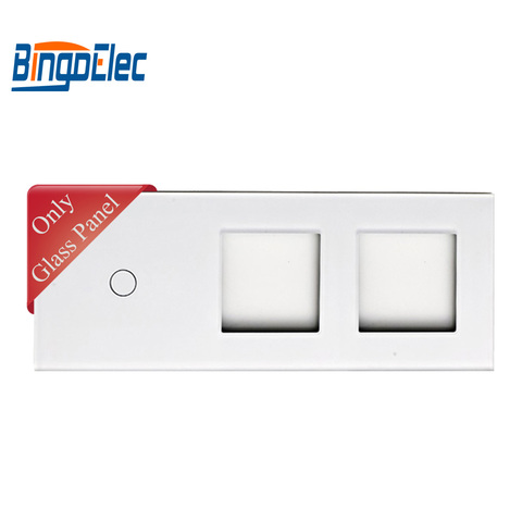 Toughened Glass 1g switch  panel and socket frame, glass only, no switch or socket function part,Hot sale ► Photo 1/4