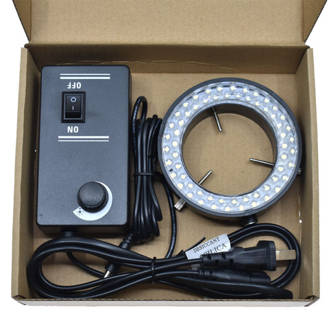 Adjustable 60 LED Ring Light illuminator Lamp For Industry Video Stereo Microscope Lens Camera Magnifier ► Photo 1/5