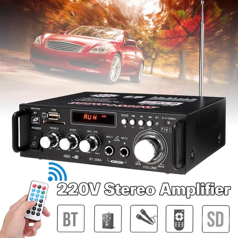 600w Car Amplifiers Audio bluetooth Amplifier Subwoofer Amplifier Audio Sound System Mini Amplifier Professional ► Photo 1/6