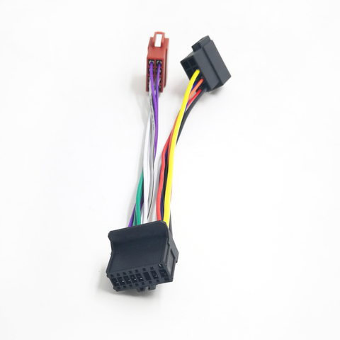 Biurlink Car Factory Stereo Harness Wire 16Pin Port to MINI ISO 8Pin Plug Wiring Cable for Pioneer 2003-UP ► Photo 1/6