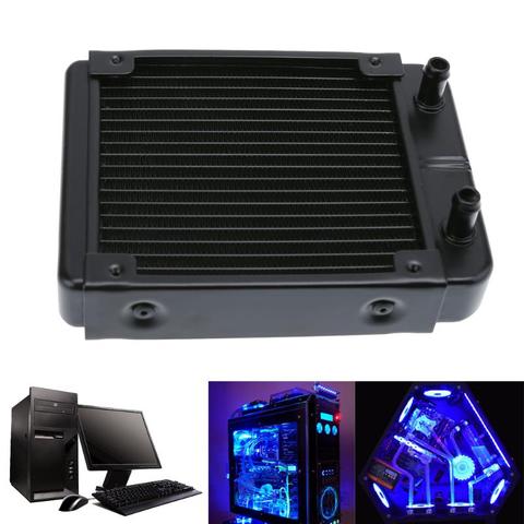 1Pc Full Aluminum 120mm Water Cooling Radiator 18 Channels CPU-120 For Computer LED Water Cooling ► Photo 1/6
