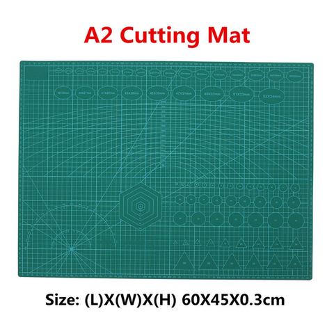 A2 PVC Cutting Mat Cutting Pad Patchwork Double Printed Self Healing Cutting Mat Craft Quilting Scrapbooking Board 45X60CM 3mm ► Photo 1/6