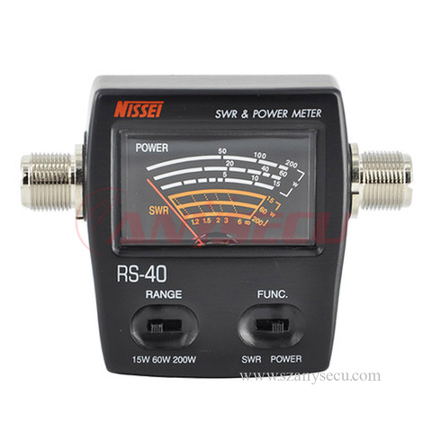 Brand New Genuine Original NISSEI RS-40 Measurable Range 200w,with Adapter Connector, RS40 Power SWR Meter,replacing redot 1050A ► Photo 1/1