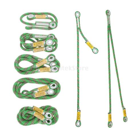 22kN Prusik Cord Loop for Climbing Tree Arborist Rescue Mountaineering Equipment Y / V Type Lanyard Optional ► Photo 1/6