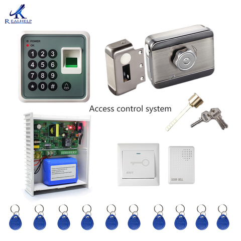Access control system Kit Home Office Door Lock Electronic Door Release Keypad Biometric Entry Door fingerprint machine S1 ► Photo 1/6