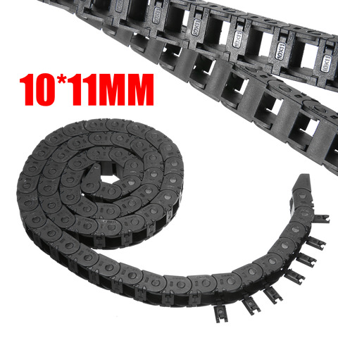 10*11mm Mini Energy Chain Nylon Drag Chain CNC 3D Printer Tank Chain 1m Long Nylon Cable For Automation Equipment 57 Links ► Photo 1/6