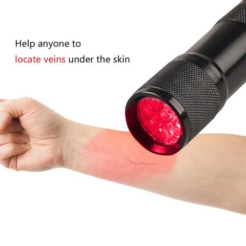 Red LED Lights Quickly Find a Vein Imaging Flashlight Vascular Display Flashlight Hand Puncture To Check Blood Vessels Lights ► Photo 1/1