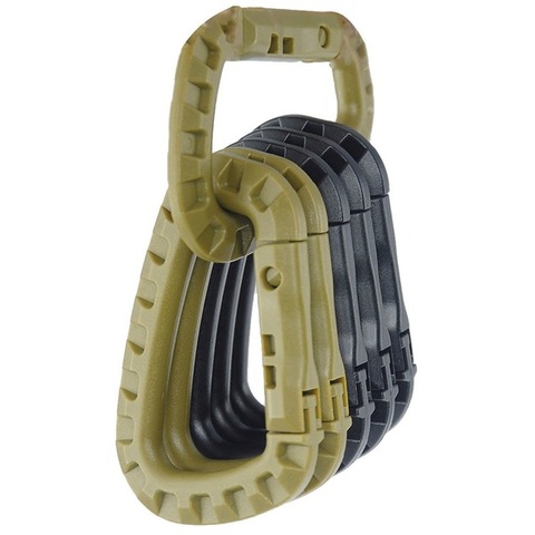 Webbing Lock Grimlock Attach quickdraw Buckle Snap Shackle Carabiner Clip Mountain Molle Camp Hike Backpack climb Outdoor ► Photo 1/1