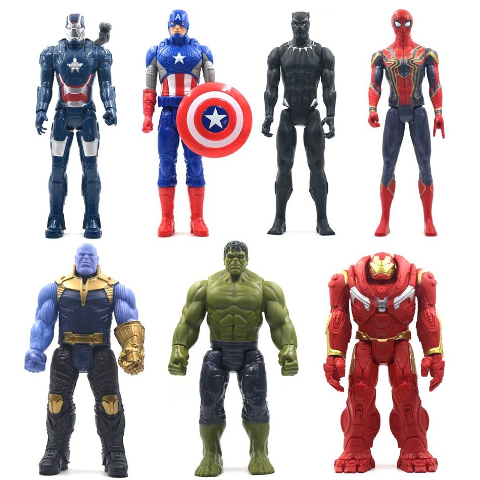 Marvel®Toys The Avenger 30CM Thor Captain America Wolverine Iron Man PVC Dolls 