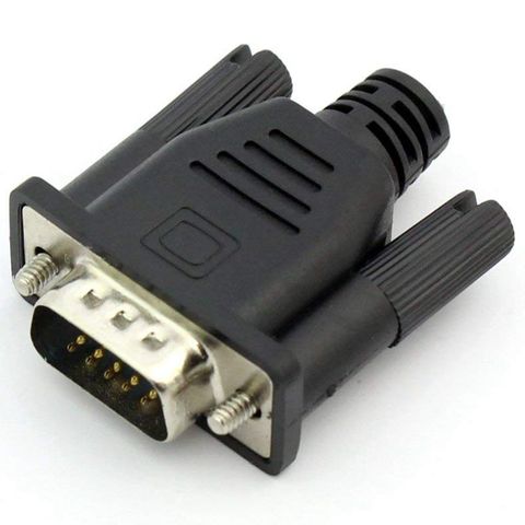 VGA Virtual Display Adapter Male Dummy Plug EDID Headless Ghost Emulator Lock Plate Connectors Support Dropshipping ► Photo 1/6