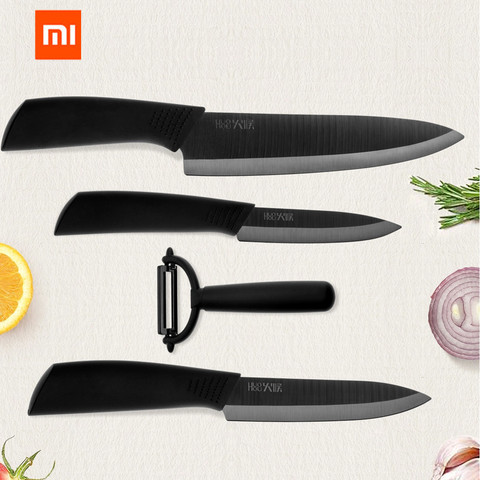 Huohou Nano-ceramic knife Cook Set 4 6 8 Inch chef knife sharp Light friendly chinese kitchen kitchen knife From xiaomi Youpin  ► Photo 1/6