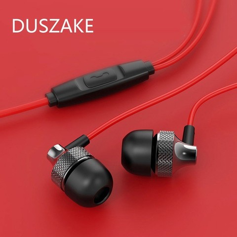 Duszake Bass Sound Earphone In-Ear Sport Earphones With Mic For Xiaomi IPhone Samsung Headset Fone De Ouvido Auriculares MP3 ► Photo 1/6