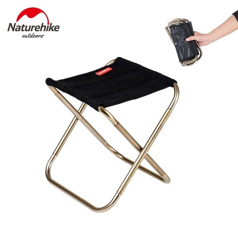 Naturehike Chair Stool Folding Chair Outdoor Aluminium Alloy Fishing Chair Portable Hiking outdoor backrest Ultralight Barbecue ► Photo 1/6