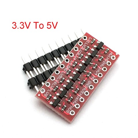 I2C IIC 8 Channel Logic Level Converter Module Bi-Directional Module For Uno Step Up 3.3V To 5V ► Photo 1/3