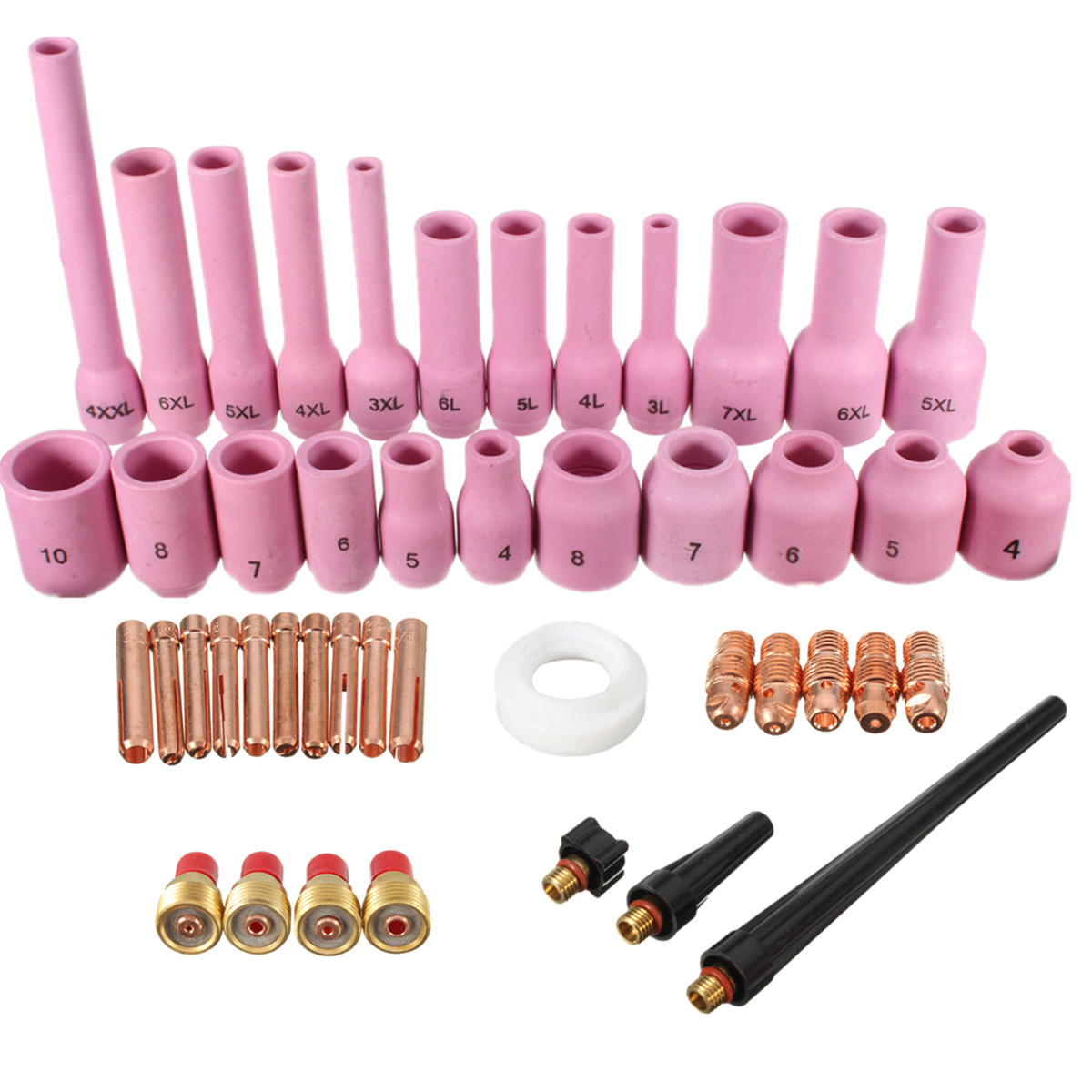 33PCS TIG Welder Torch Common Cup Collet Body Nozzle Welding Torch WP 9 20 25 