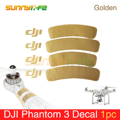 Phantom 3 Accessory Golden Decal/Arm Sticker for DJI Phantom 1/2/3 Universal Housing Sticker Phantom 3 Decal/Sticker ► Photo 1/3