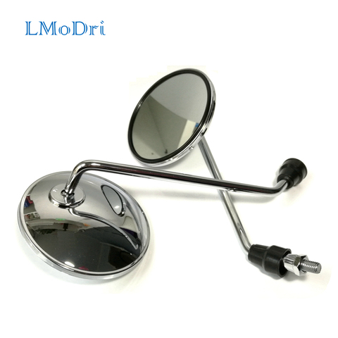 LMoDri Motorcycle Back View Mirror Electric Bicycle Rearview Mirrors Moped Side Mirror 8mm Round ► Photo 1/6