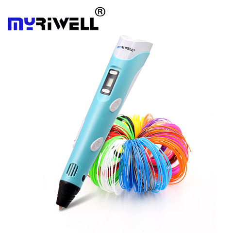 Myriwell 2nd 3d pen Christmas gift 3D Drawing Pen With 3 Color total 9M  Filaments For Children Printing Drawing Best kids pens - Price history &  Review