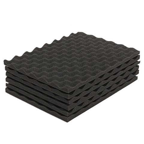 6PCS Black Soundproofing Foam Acoustic Foam Acoustic Eggshell Foam Sound Absorption Treatment Panel Tile 40X30cm ► Photo 1/6