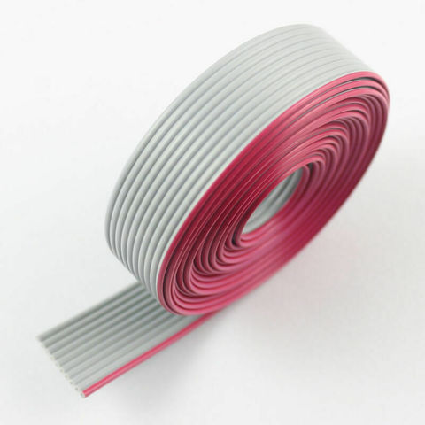 1M 3.3FT 1.27mm Pitch 10 Pin Wire Gray Flat Ribbon Cable For 2.54mm 2x5 Pin FC Connector ► Photo 1/3